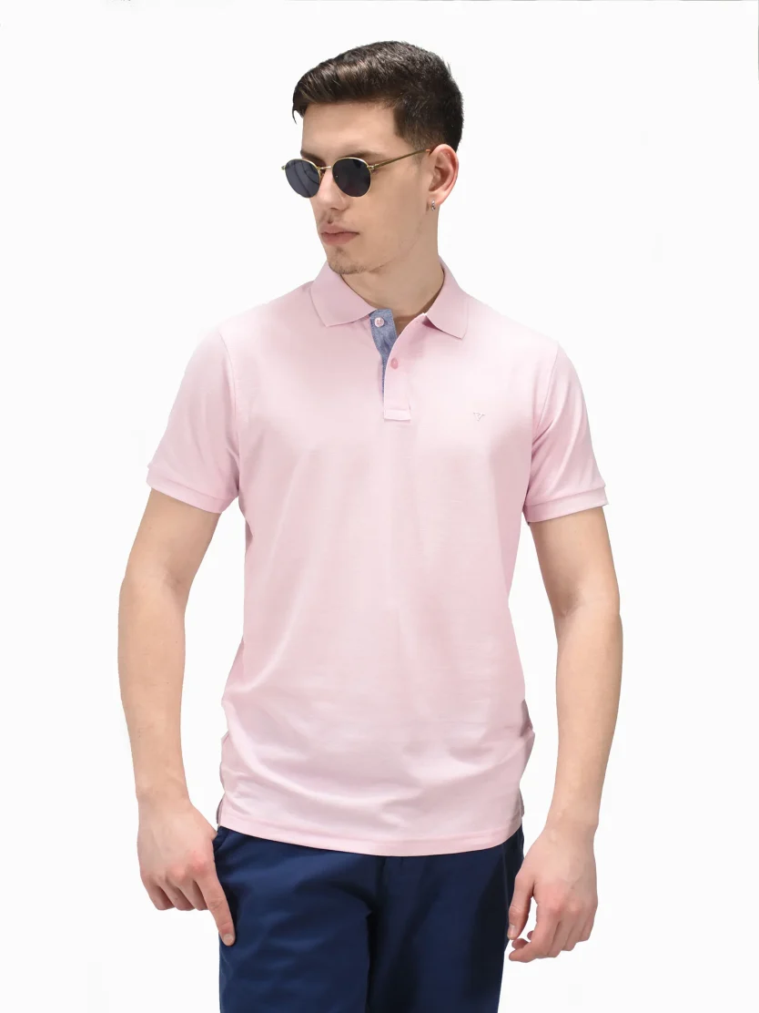 Short sleeve polo blouse FRANK TAYLOR