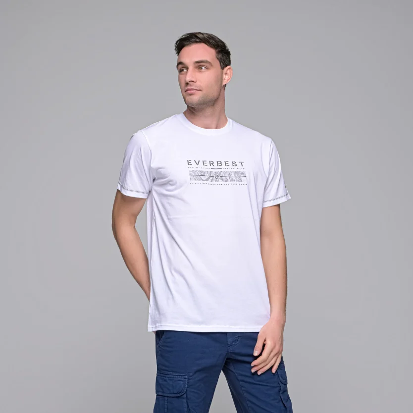 T-shirt με λογότυπο EVERBEST