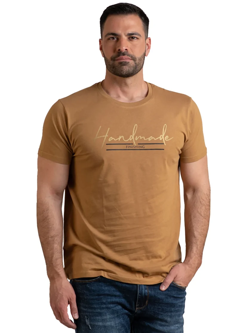 T-shirt με λογότυπο HANDMADE