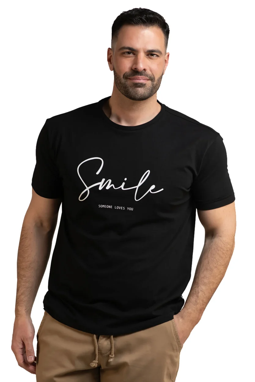 T-shirt SMILE από FRANK TAILOR