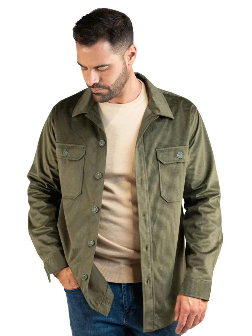 Σακακοπουκάμισο Κοτλέ Overshirt