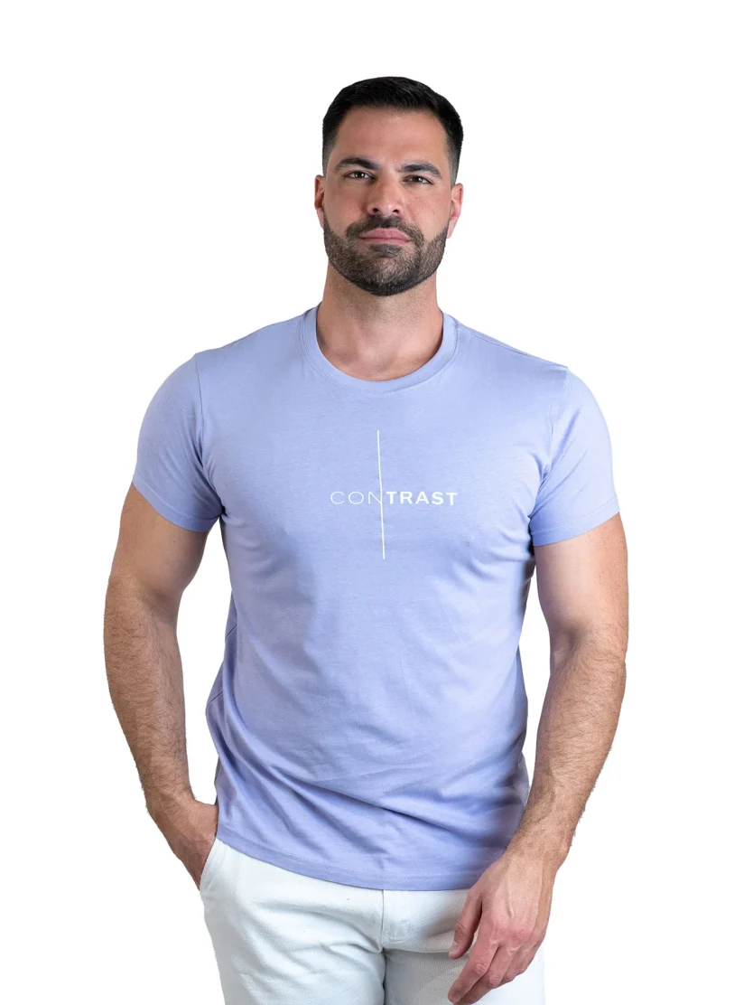 T-shirt με λογότυπο CONTRAST